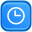 clock Blue Icon